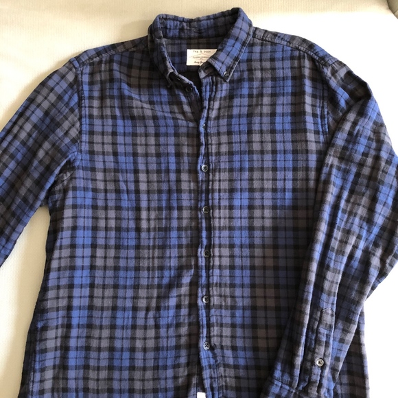 Rag & Bone Men’s Tailored Workwear Flannel XXL - Picture 5 of 8